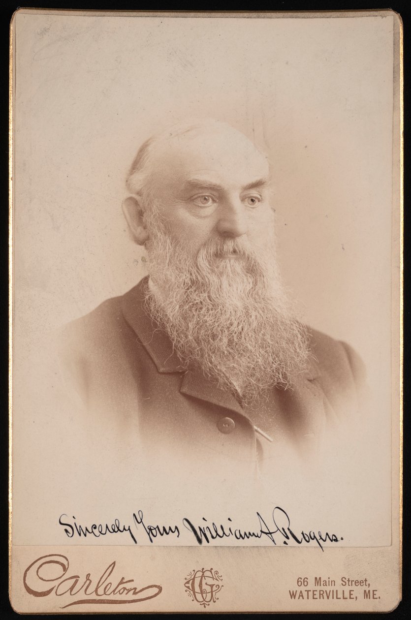William Augustus Rogersin muotokuva 1832-1898, Ennen vuotta 1898. tekijältä Charles G Carleton