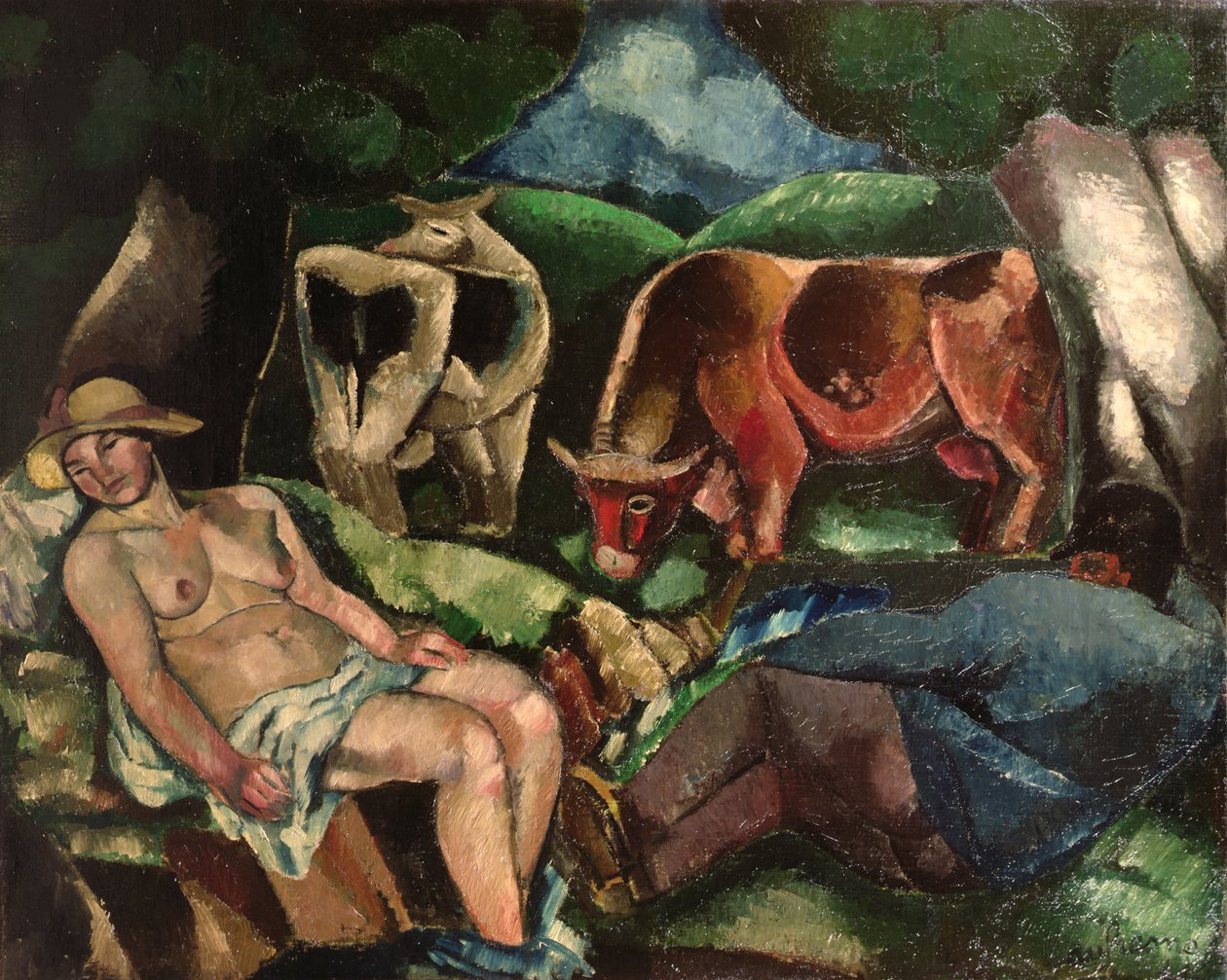The Rest, Pastoraali, 1919 tekijältä Charles Georges Dufresne