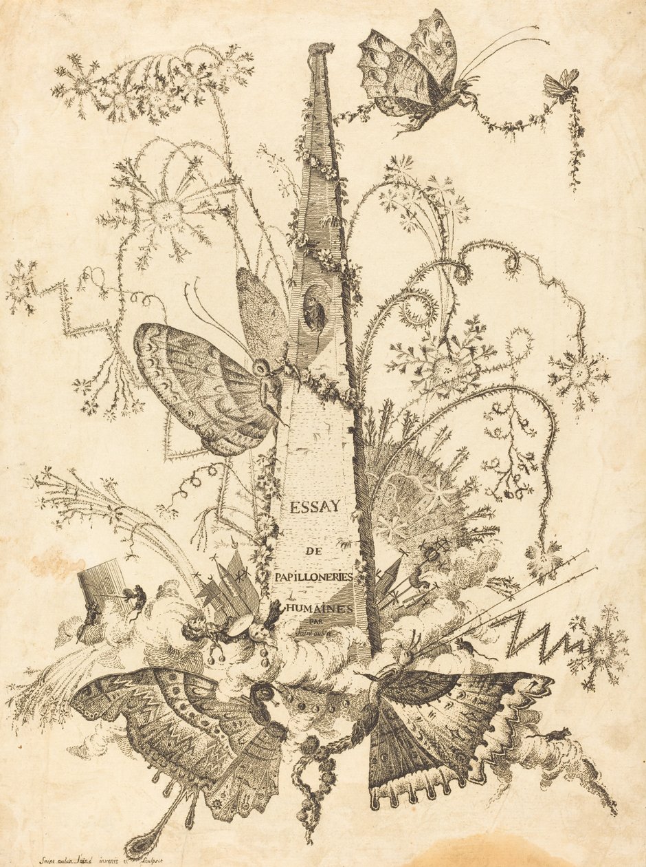 Titre tekijältä Charles Germain de Saint Aubin