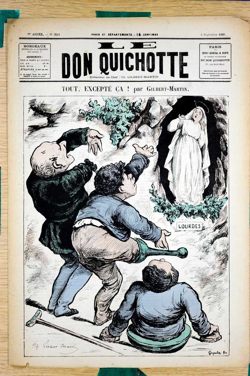 Kansi "" Le Don Quijote"", numero 324, Satirique en Colors tekijältä Charles Gilbert Martin