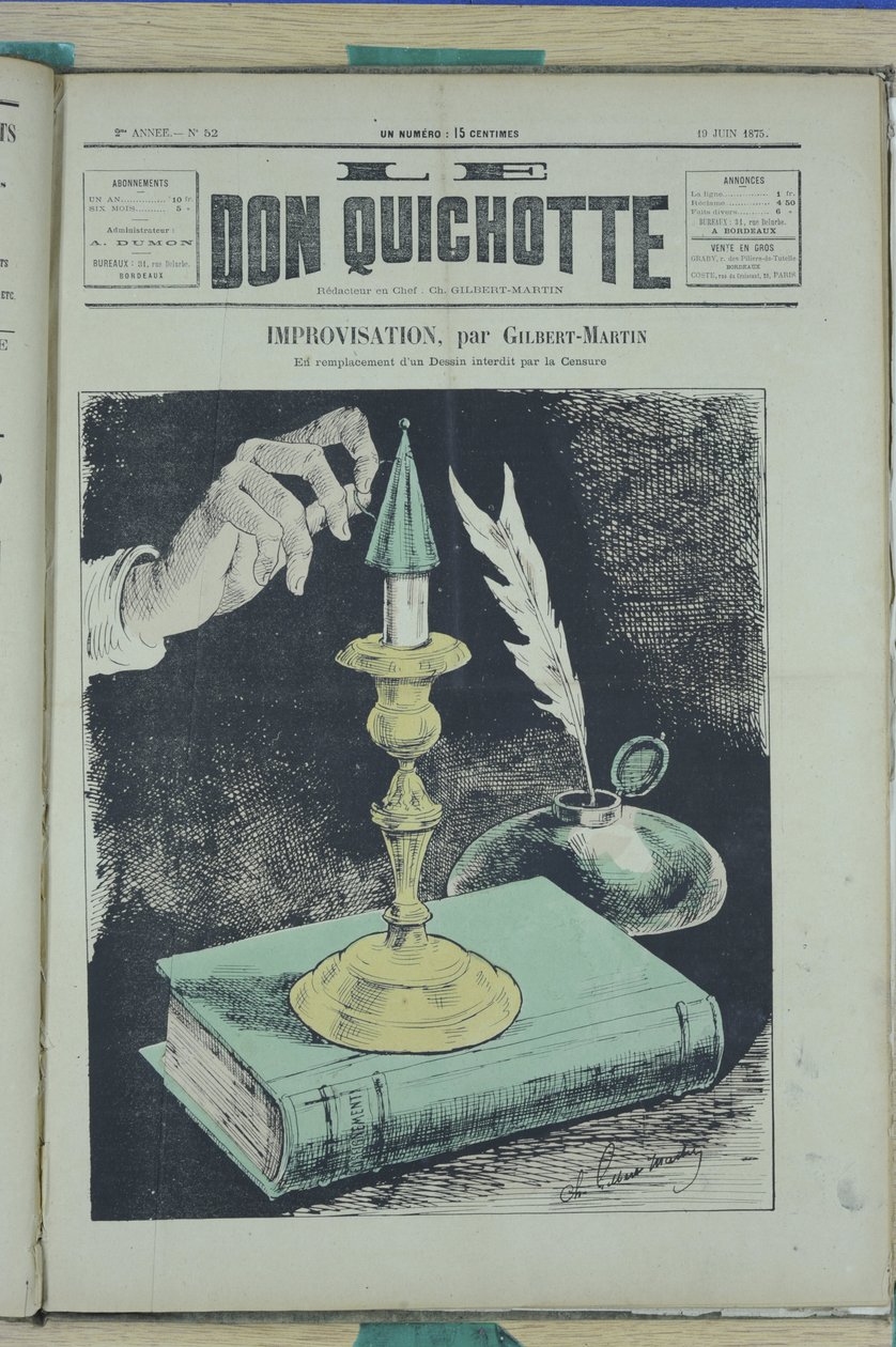 Charles Gilbert-Martinin (1839-1905) kuvitus Le Don Quijoten kanteen, nro 52 tekijältä Charles Gilbert Martin