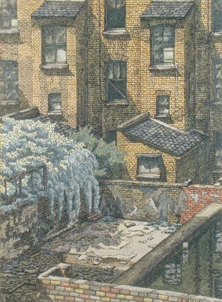 Deserted Houses, Pimlico tekijältä Charles Ginner