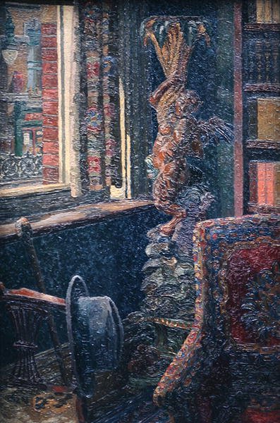 Sisustus (öljy) tekijältä Charles Ginner