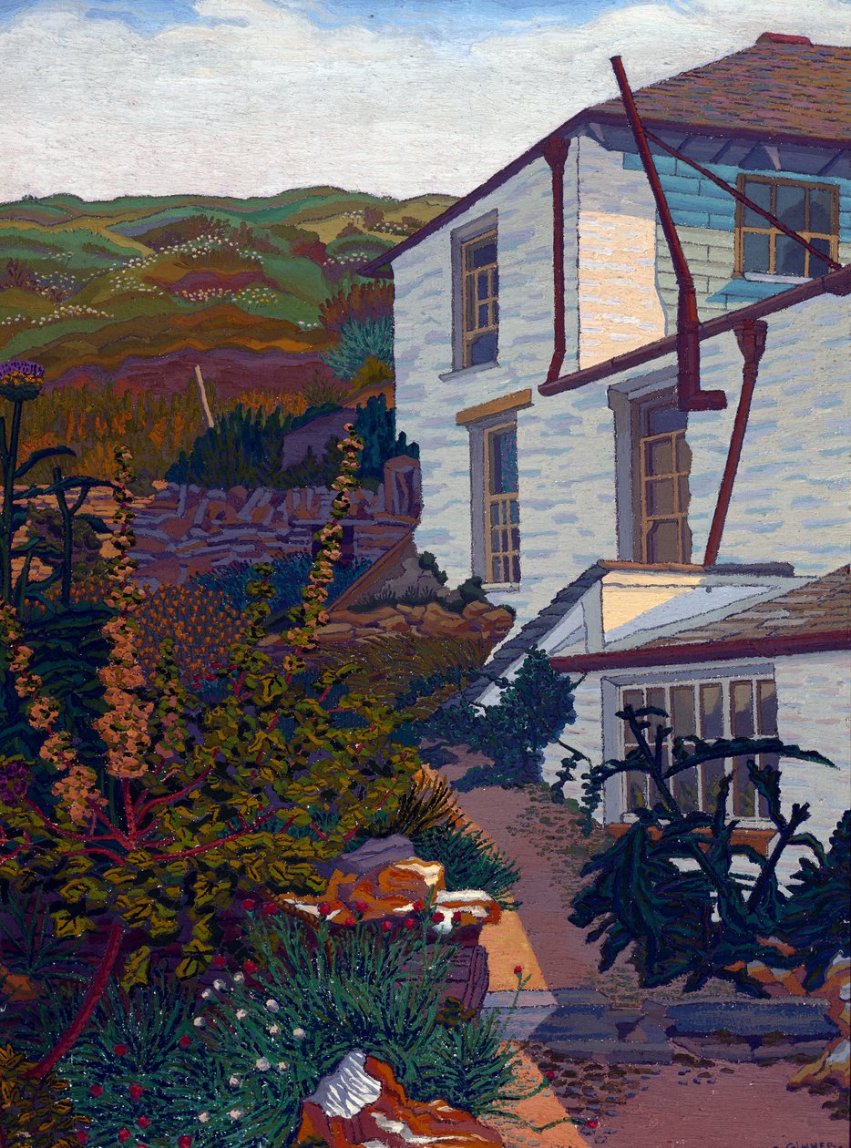 Rangaistusmökki, Boscastle tekijältä Charles Ginner