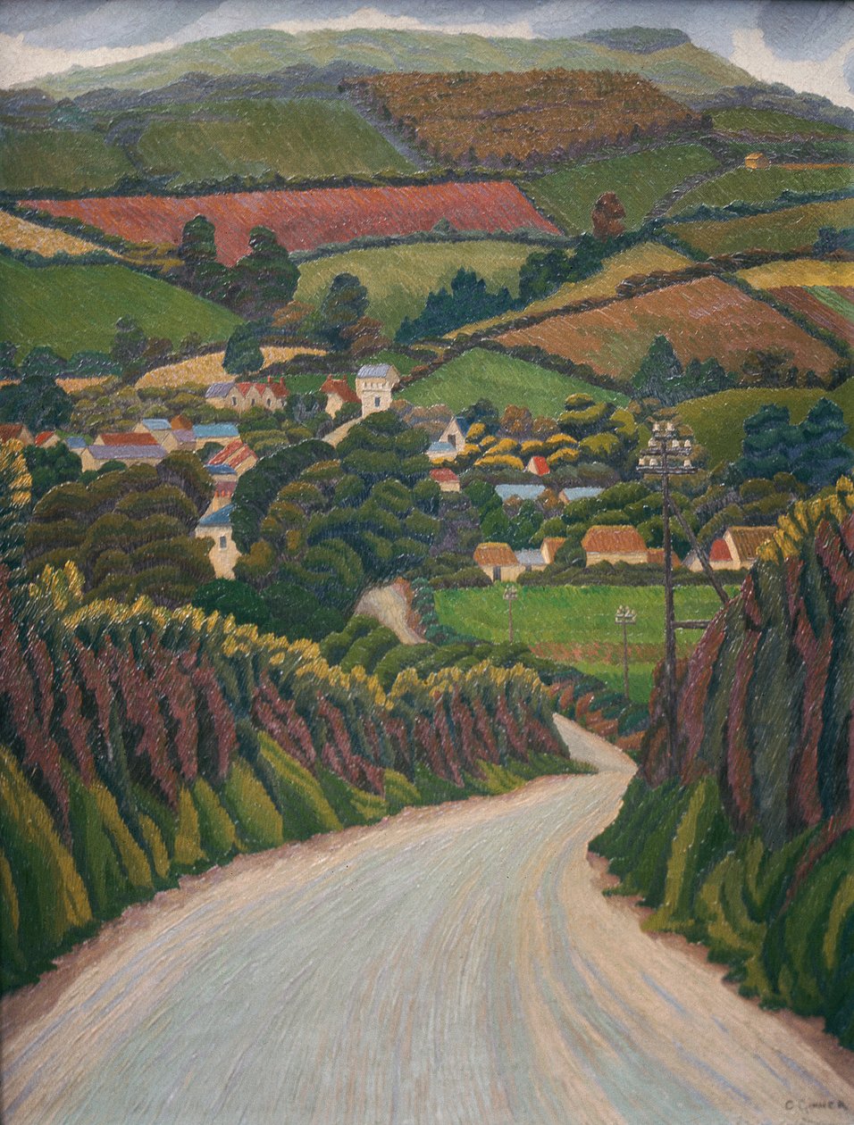 Penally Hill, Cornwall tekijältä Charles Ginner