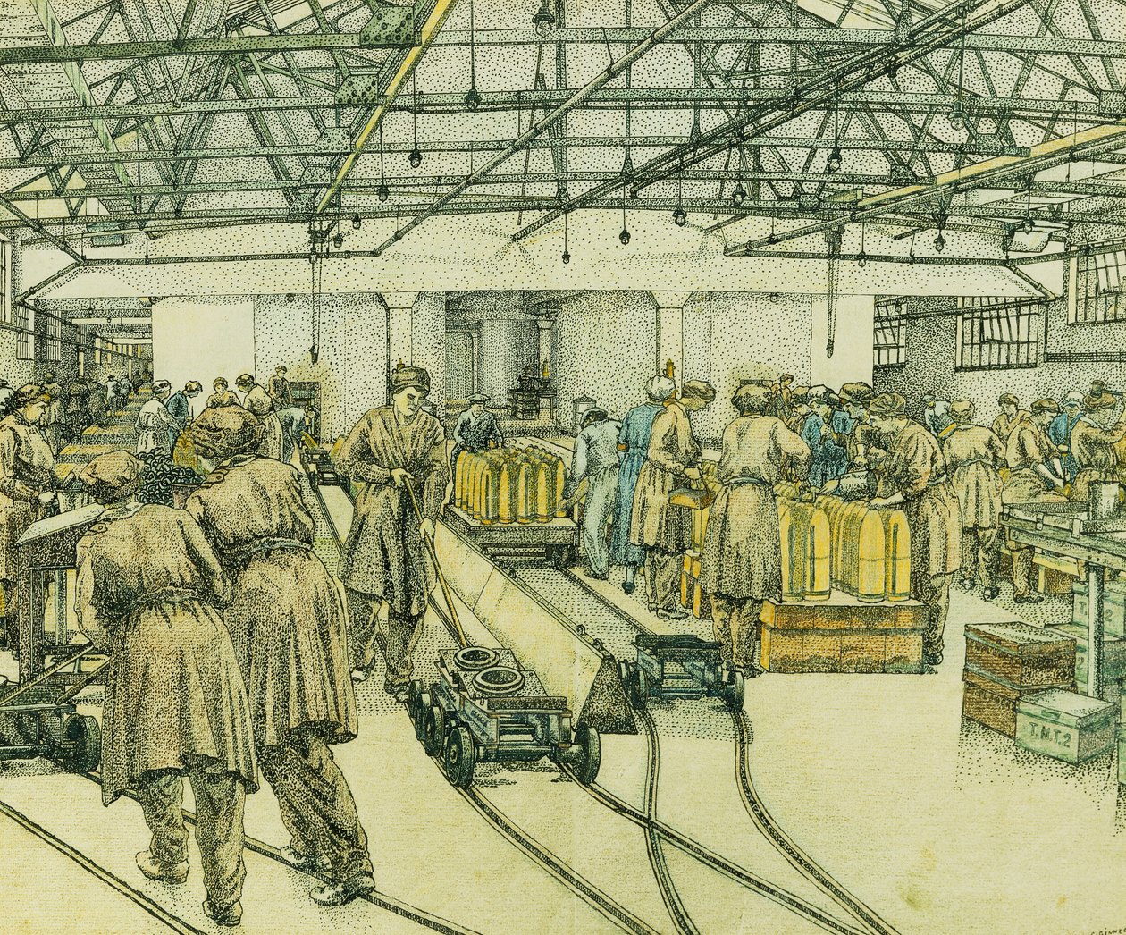 Täytetehdas, Hereford tekijältä Charles Ginner