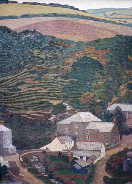 Hillside tekijältä Charles Ginner