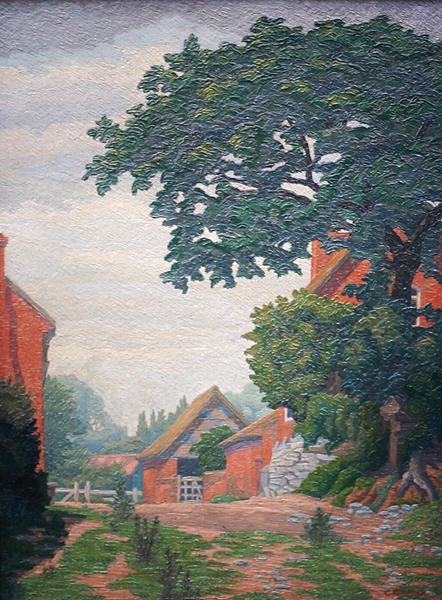 Woodlane Farm, Bearley (öljy) tekijältä Charles Ginner