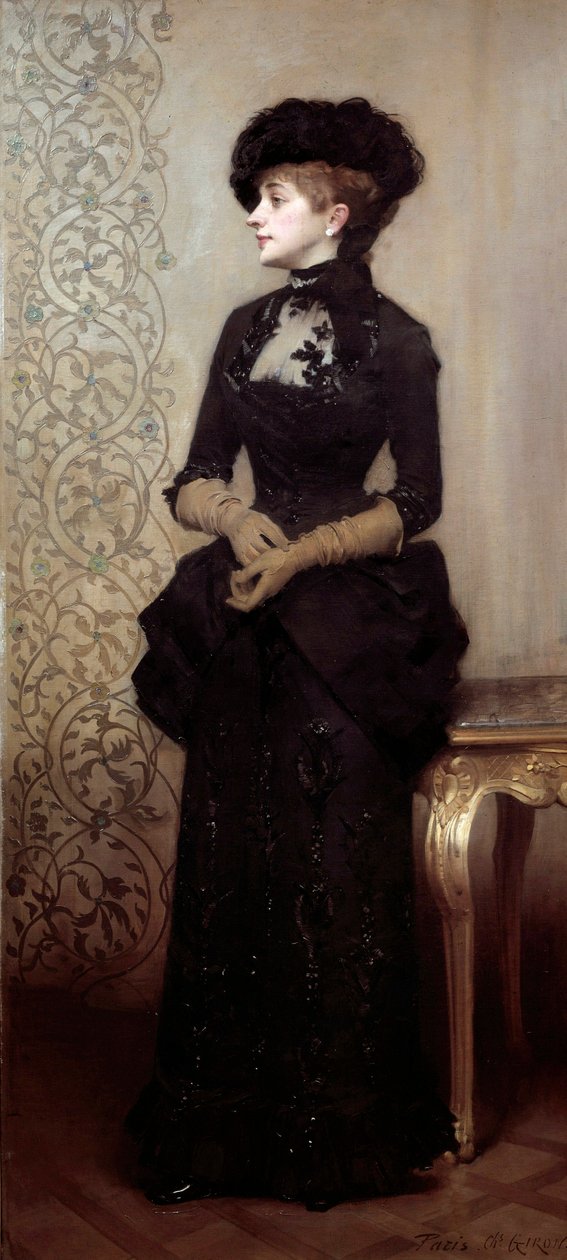 Charles Giron (1850-1914) Pariisilainen 1883 (maalaus) tekijältä Charles Giron
