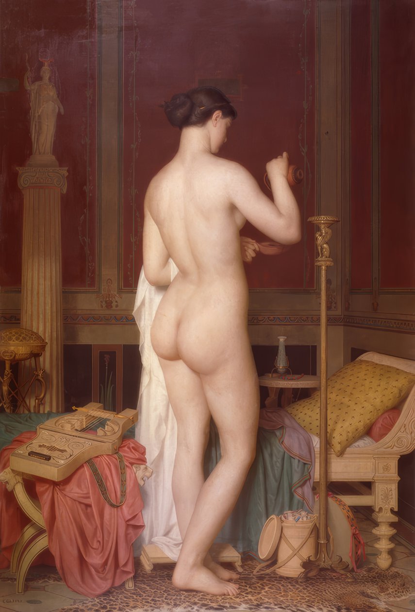 Sappho menee nukkumaan tekijältä Charles Gleyre