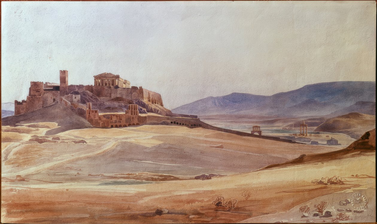 Akropolis tekijältä Charles Gleyre