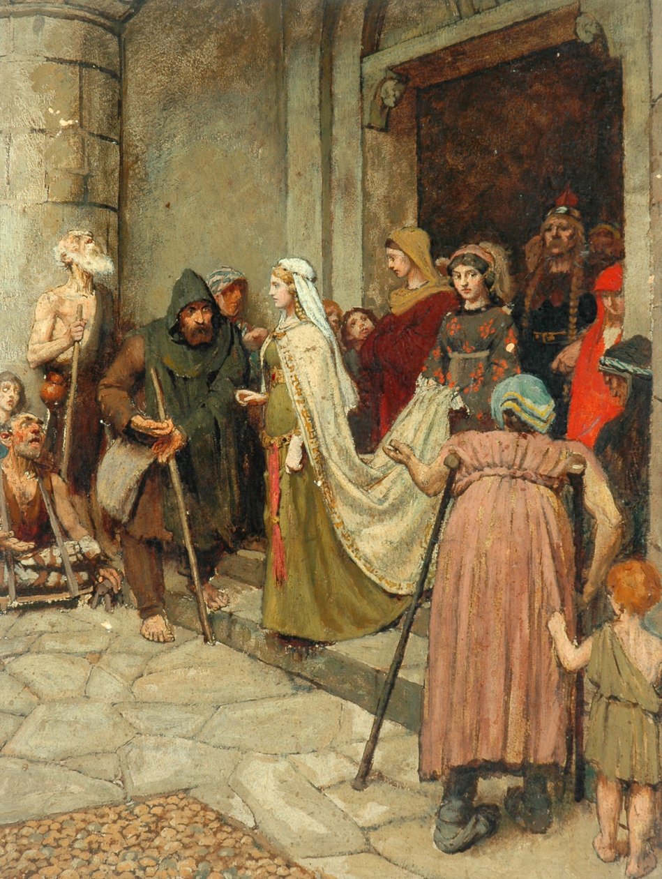 Viesti (tapaus Merovingien kuninkaiden historiassa) (öljy kovalevylle) tekijältä Charles Gogin
