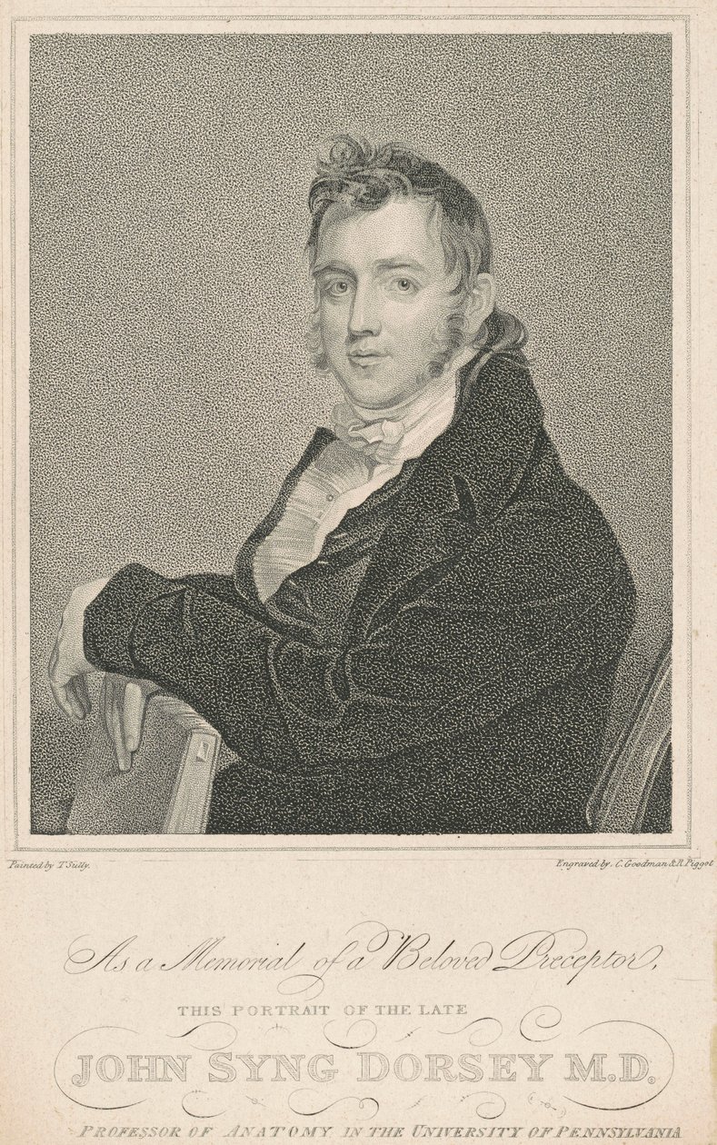 John Syng Dorsey, M.D. tekijältä Charles Goodman and Robert Piggot, after Thomas Sully
