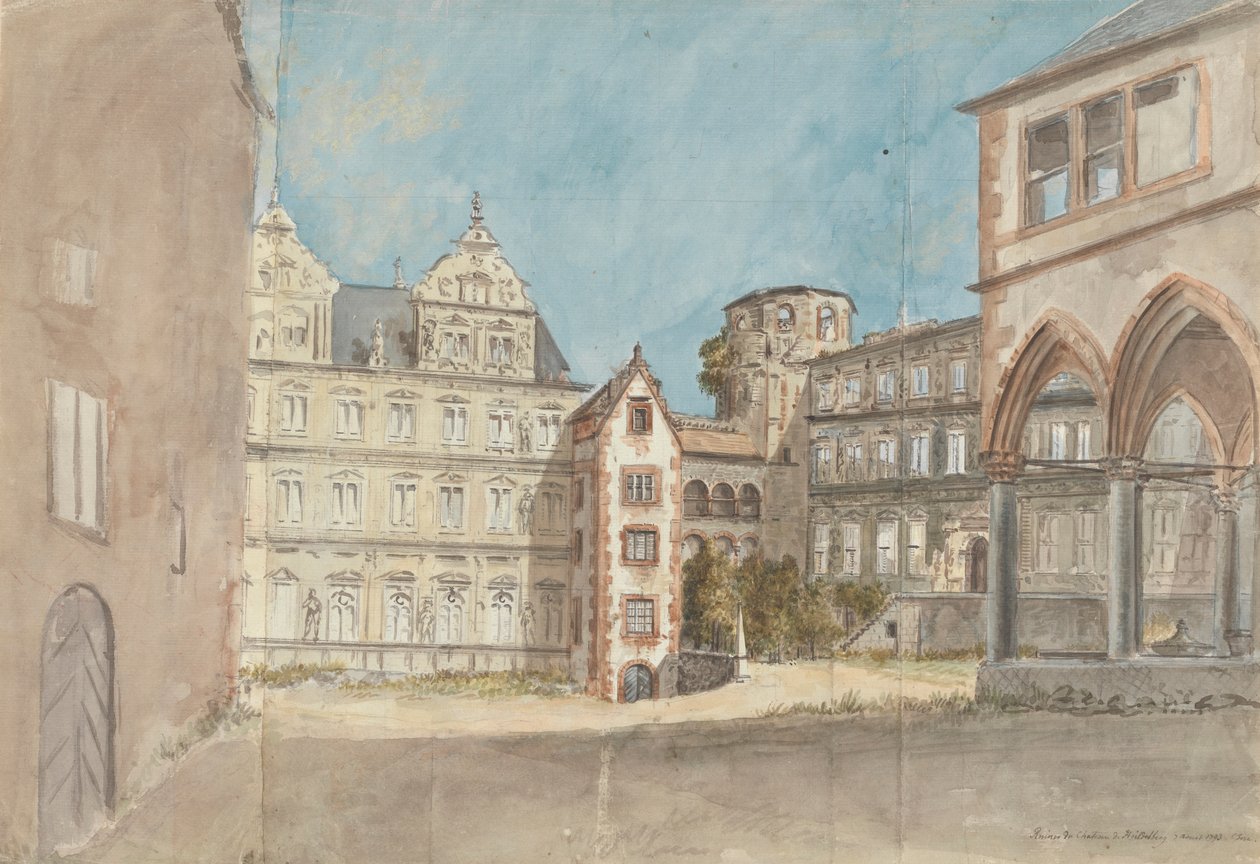Chateau du Heidelbergin rauniot tekijältä Charles Gore