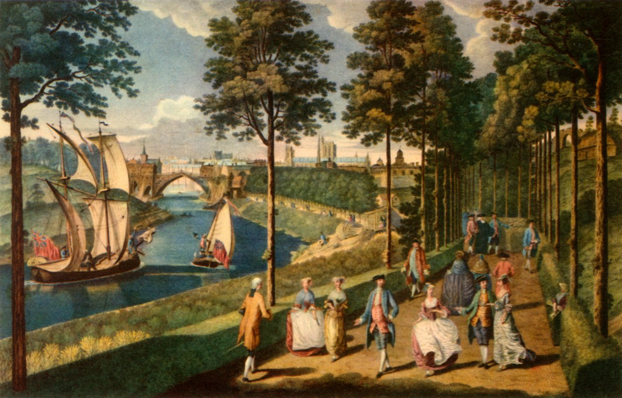 "Näkymä Yorkista, 1756", 1943. tekijältä Charles Grignion