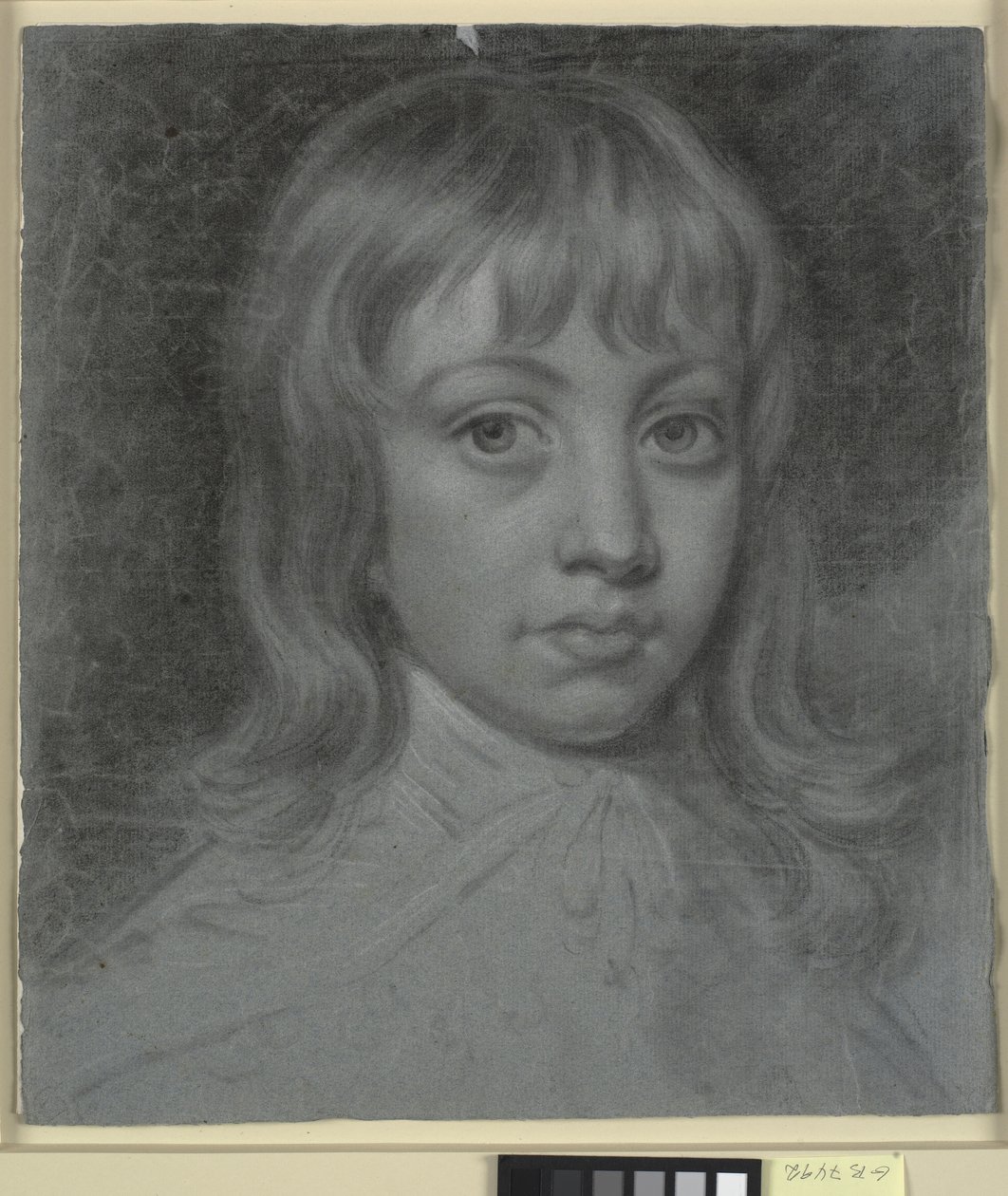 Thomas Wallerin muotokuva lapsena, koko kasvot vasemmalle tekijältä Charles Grignion d.Y.