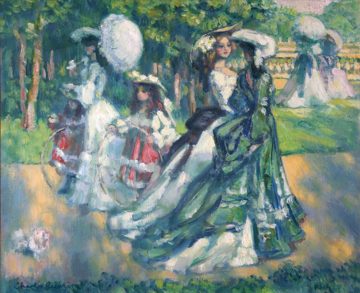 The Walk in Park, 1902 tekijältä Charles Guerin