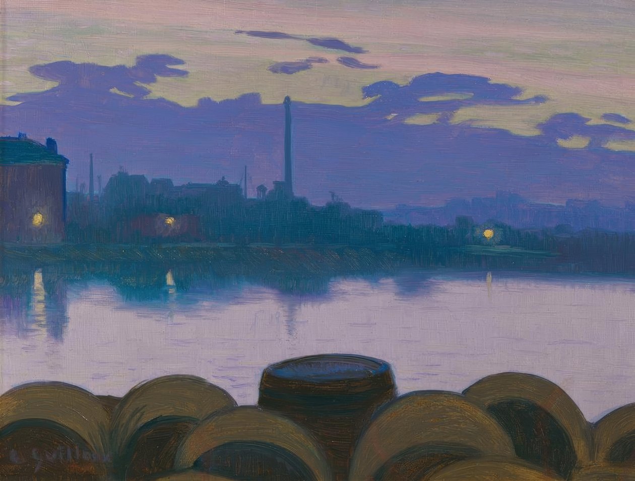 Paysage fluvial tekijältä Charles Guilloux