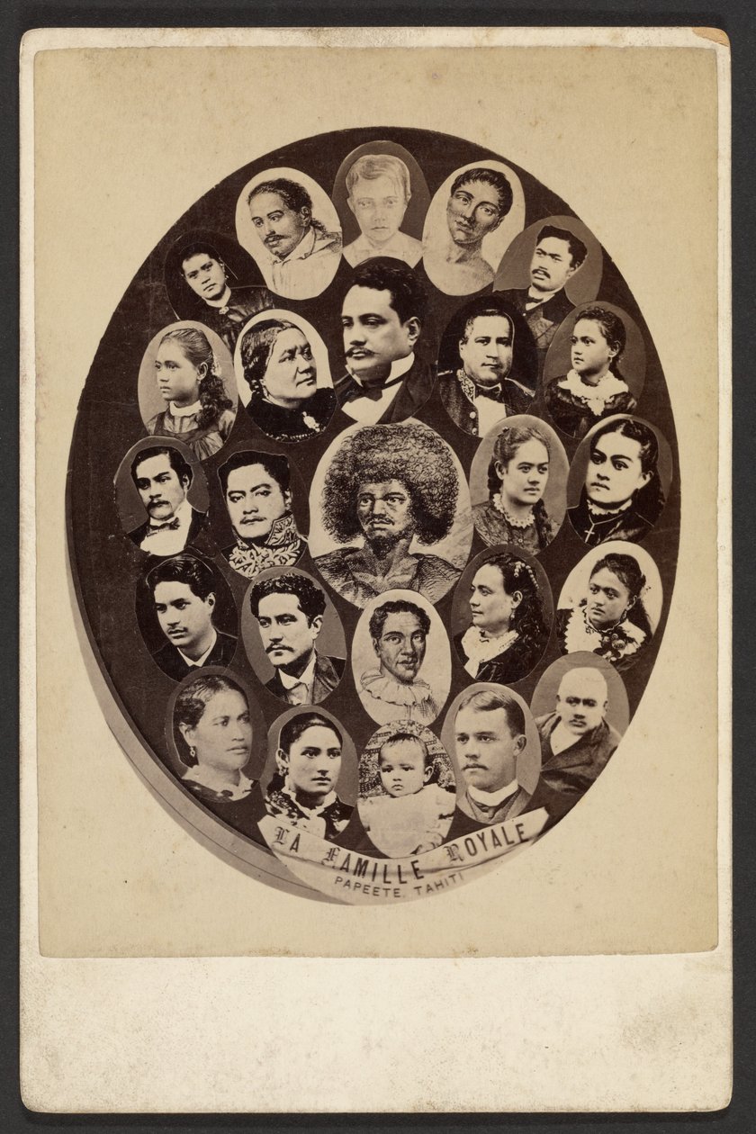 Kuninkaallinen perhe, Papeete, Tahiti tekijältä Charles Gustave Spitz