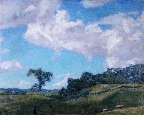 Tyhjennys (öljy kankaalle) tekijältä Charles Harold Davis