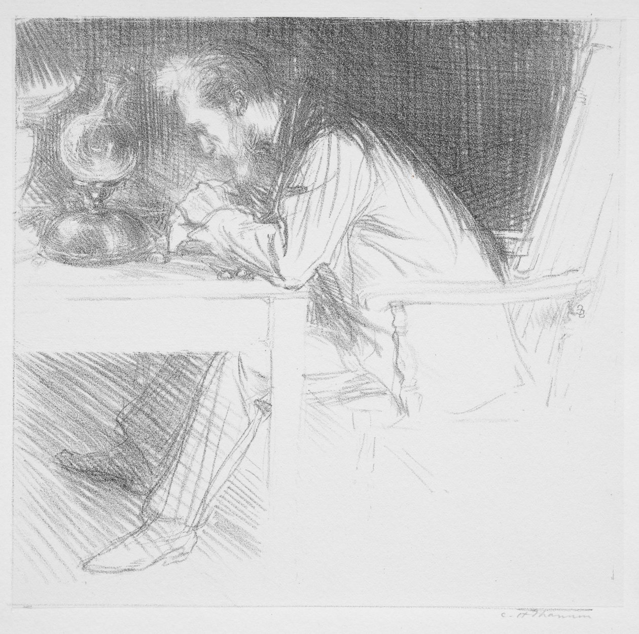 Charles Ricketts, 1894. tekijältä Charles Haslewood Shannon