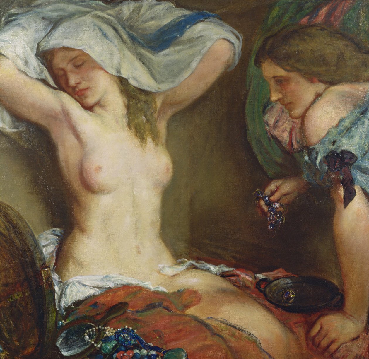 Ametistikaulakoru, 1905 tekijältä Charles Haslewood Shannon