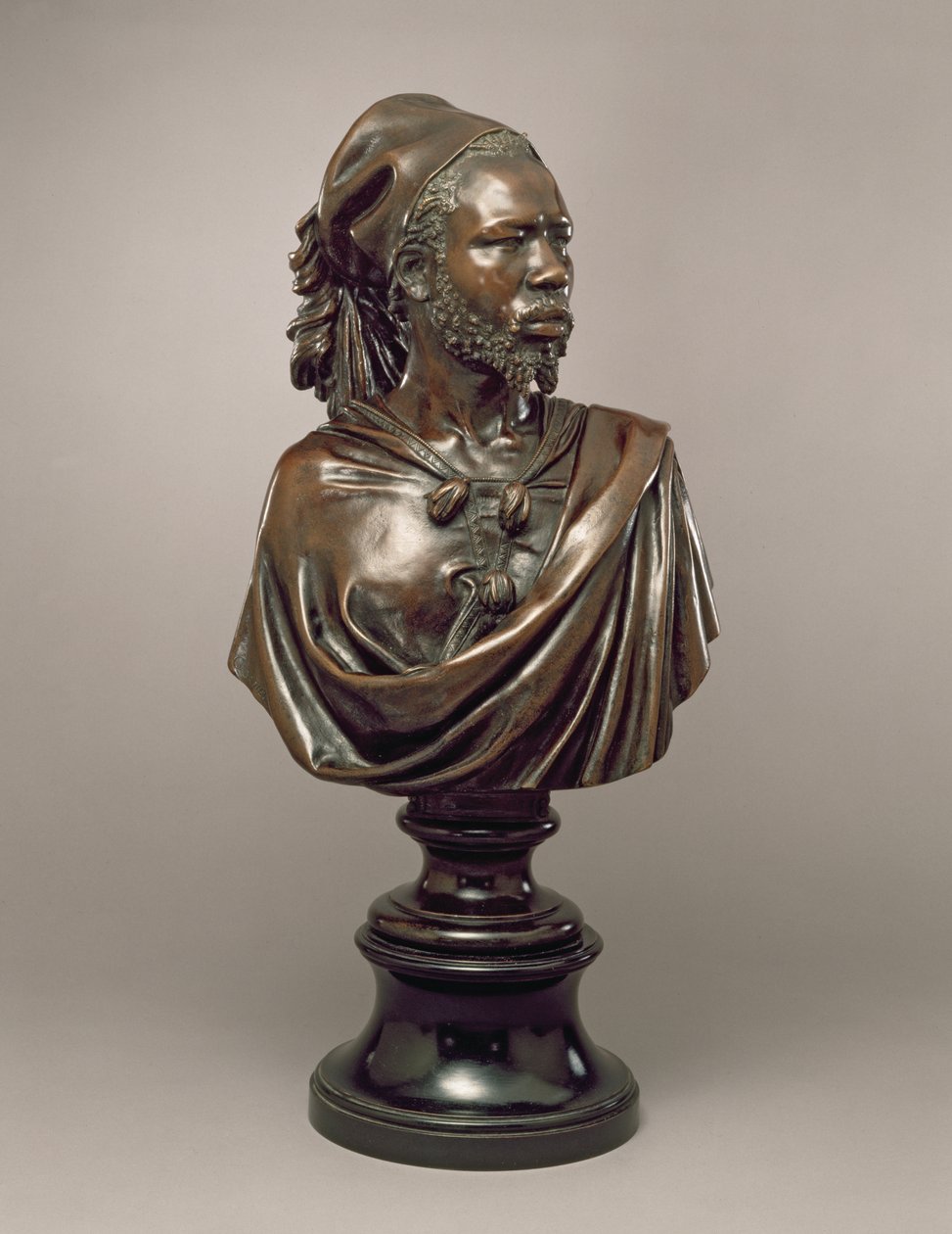Said Abdullah of the Mayacin muotokuva rintakuva, Darfurin kuningaskunta, Sudan, 1848 (pronssi) tekijältä Charles Henri Joseph Cordier