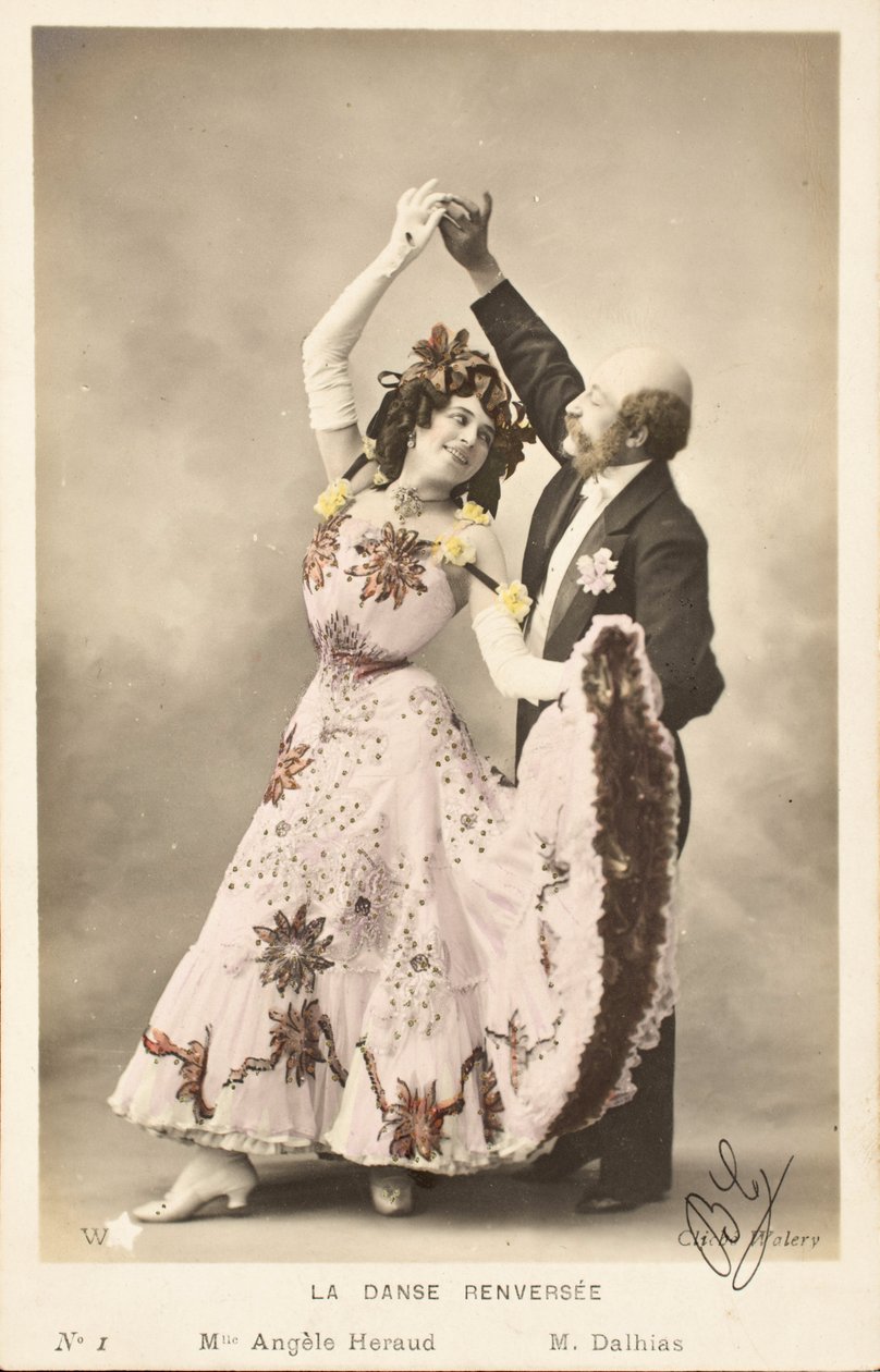 Vanha postikortti/Overturned Dance/Angele Heraud tekijältä Augustus Kollner