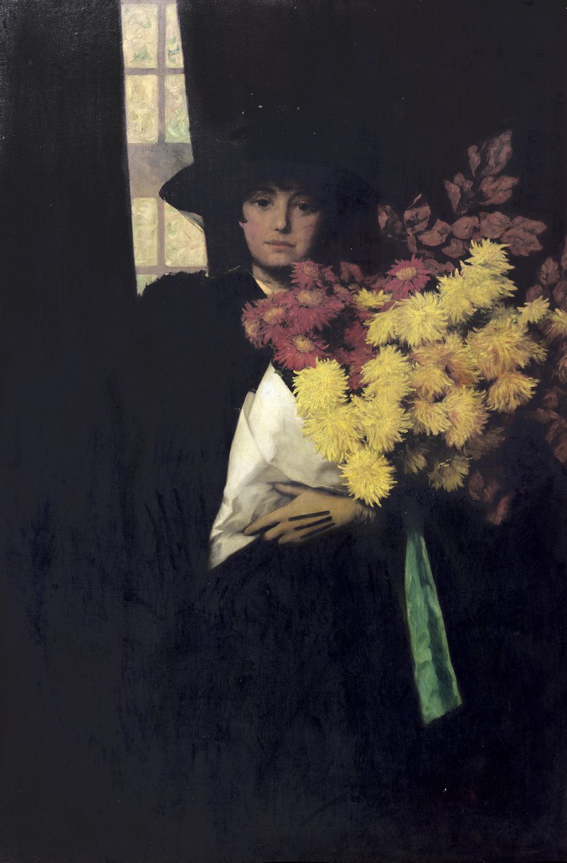Krysanteemit, noin 1900 tekijältä Charles Henry Malcolm Kerr