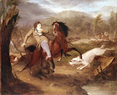 Villisian metsästys tekijältä Charles Henry Schwanfelder