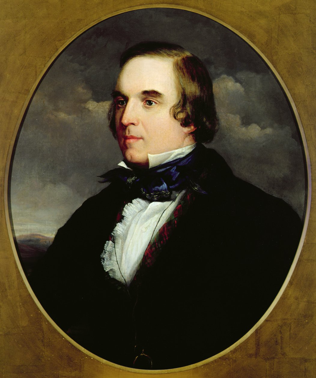 George Linleyn (1798-1865) muotokuva (öljy kankaalle) tekijältä Charles Henry Schwanfelder
