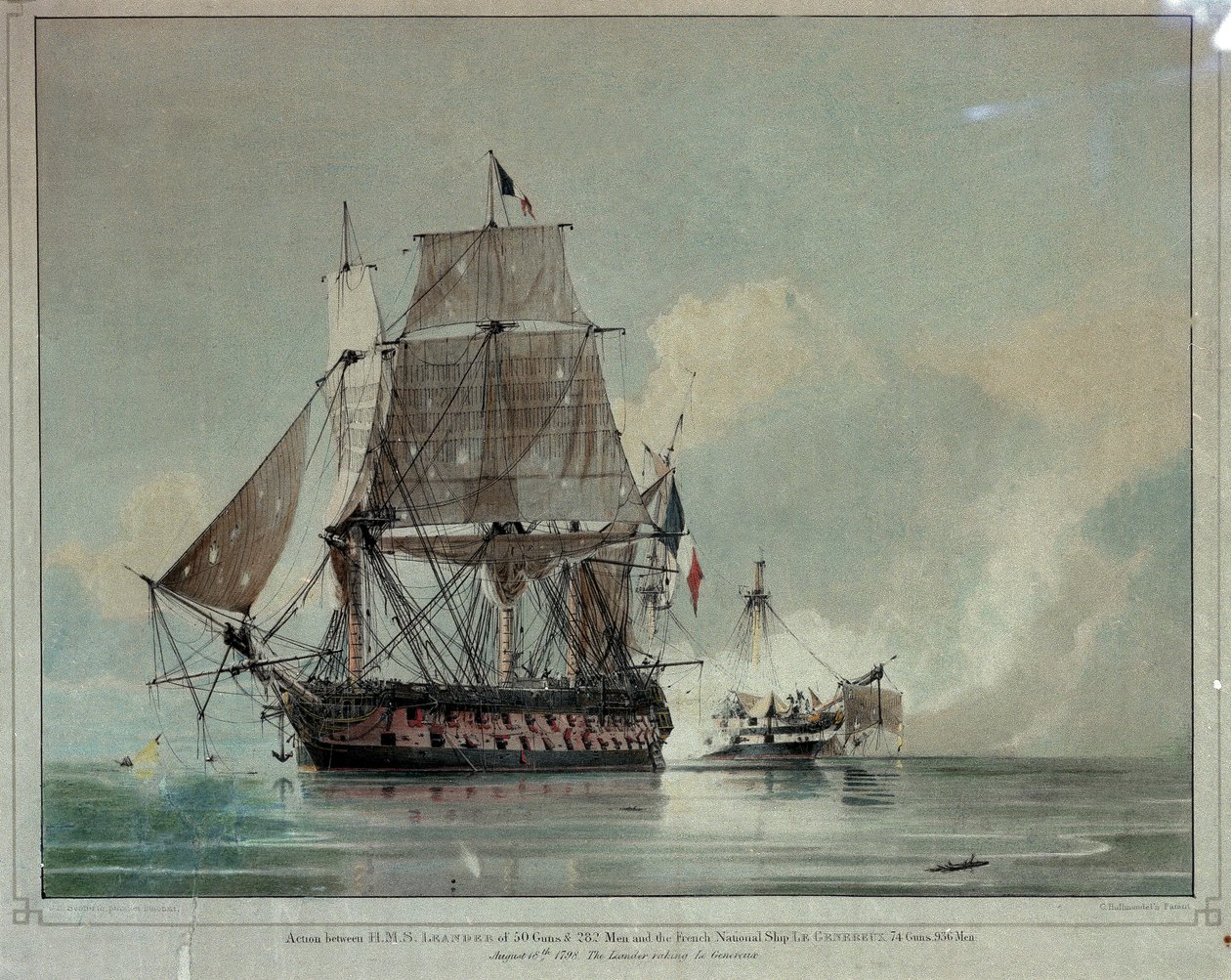 HMS "Leanderin" ja ranskalaisen "Le Genereux