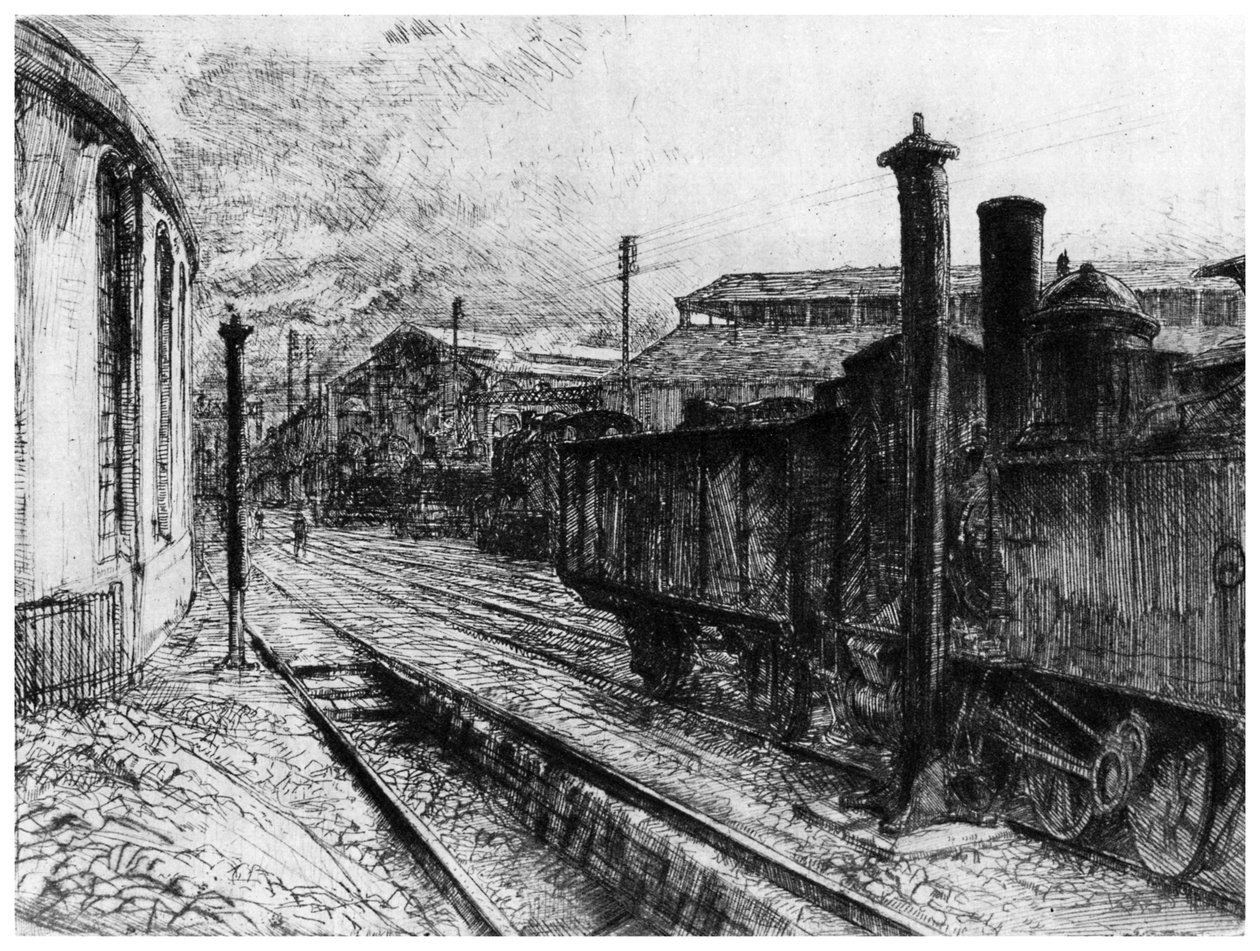 "St Lasarus Station", 1900-1915 1924 tekijältä Charles Heyman