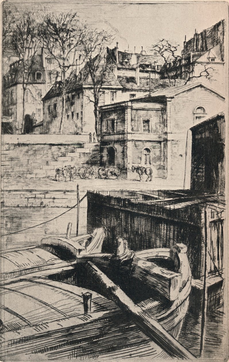 Quai des Celestins, 1915 tekijältä Charles Heyman