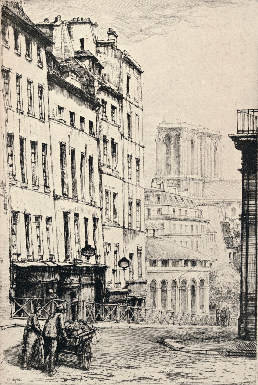 "Rue de la Montagne-Ste Genevieve", 1915 tekijältä Charles Heyman