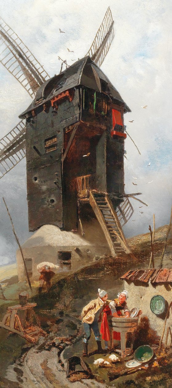 Tuulimyllyn luona tekijältä Charles Hoguet
