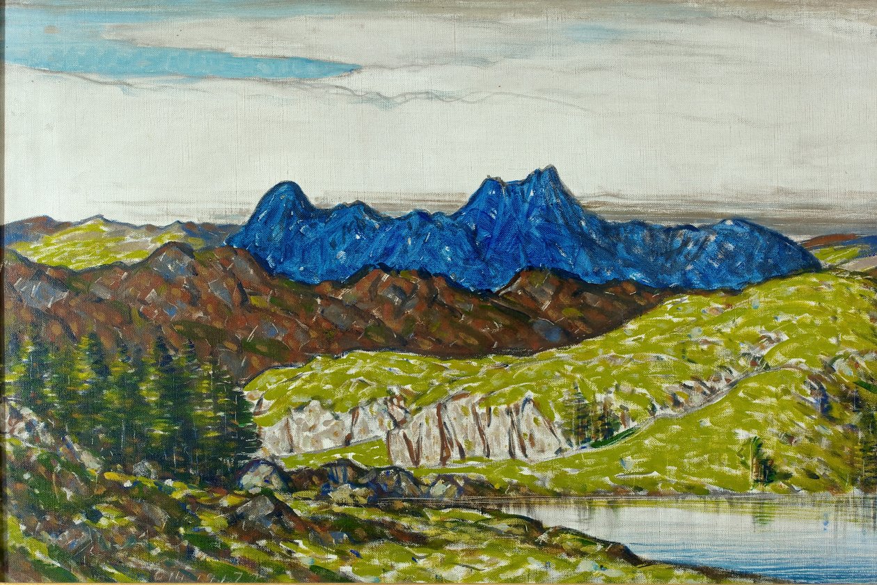 Langdale Pikes, 1917 tekijältä Charles John Holmes