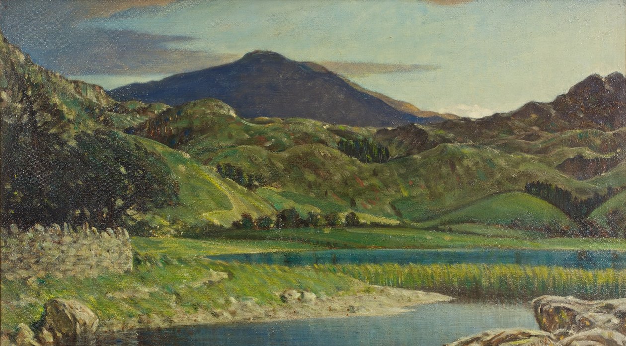 Watendlath Tarn, lähellä Keswickiä, 1919 tekijältä Charles John Holmes