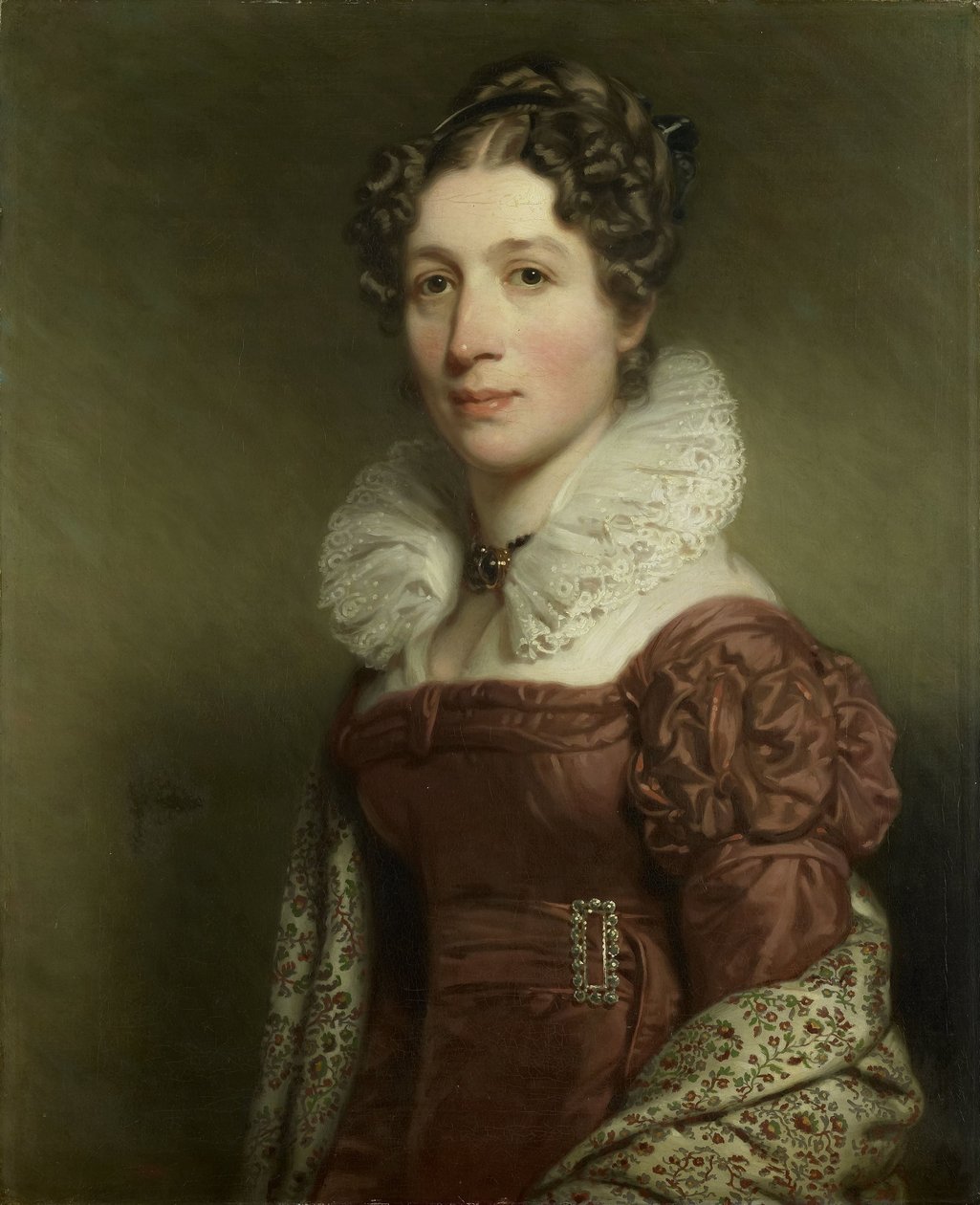Jacoba Vetter (1796-1830), Pieter Meijer Warnarin vaimo, Amsterdamin kirjakauppias tekijältä Charles Howard Hodges