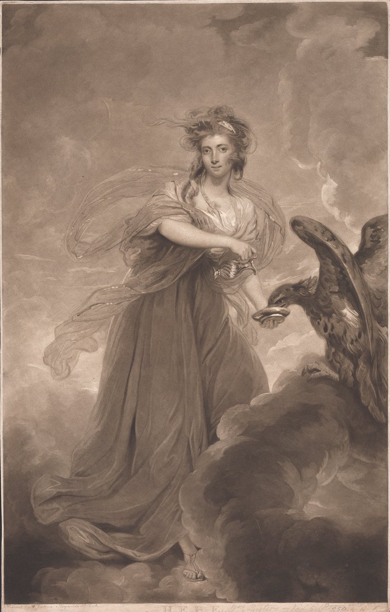 Rouva Sophia (os Heywood) Musters hahmona Hebe tekijältä Charles Howard Hodges