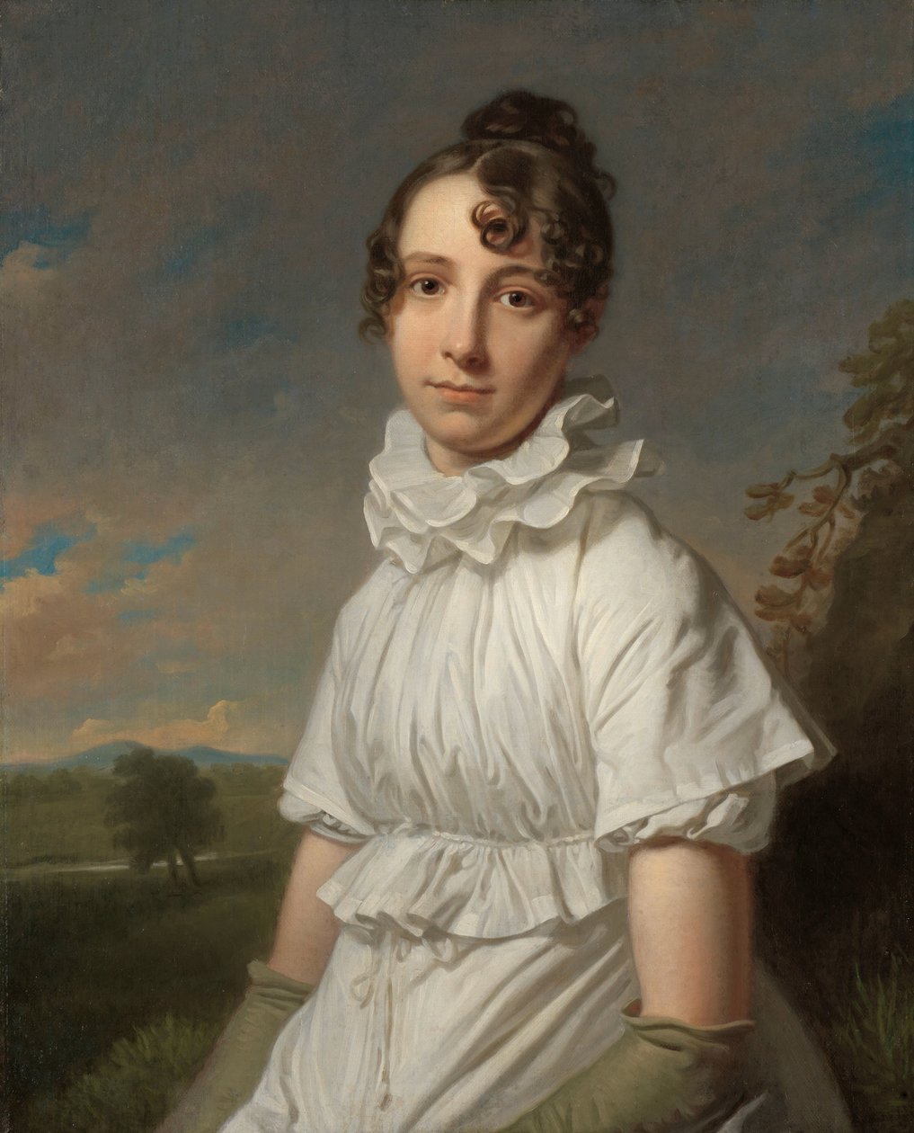 Emma Jane Hodgesin muotokuva Emma Jane Hodges (1789-1868), taiteilijan tytär tekijältä Charles Howard Hodges