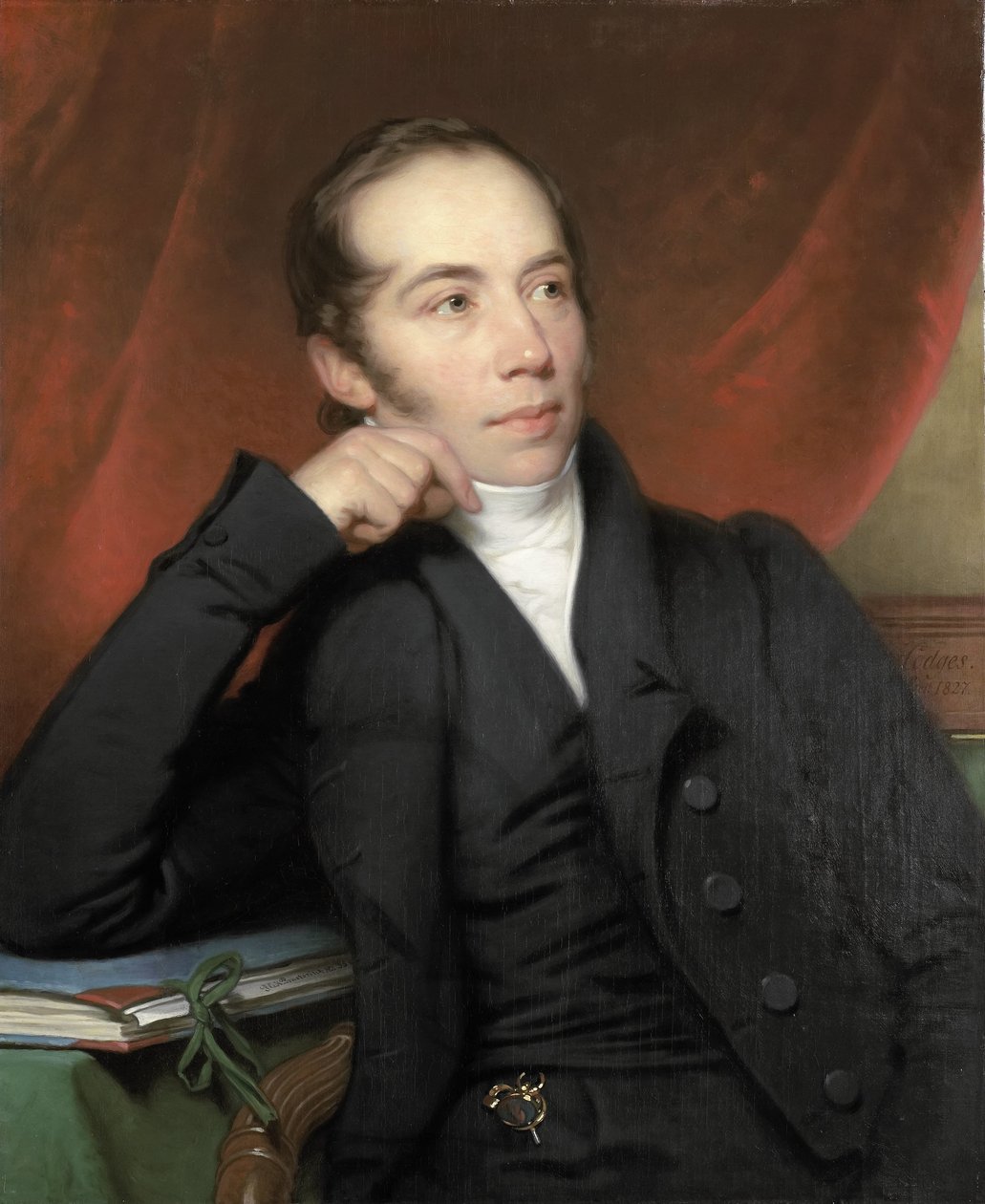 Retrat de Pieter Ernst Hendrik Praetorius, corredor, dibuixant i pintor. President de la Junta del Rijksmuseum 1852-74 finlandès tekijältä Charles Howard Hodges