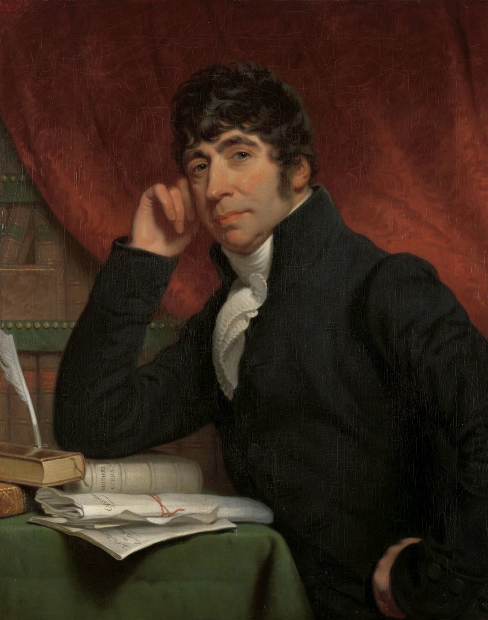 Willem Bilderdijkin muotokuva Willem Bilderdijk (1759-1831), runoilija ja historioitsija tekijältä Charles Howard Hodges