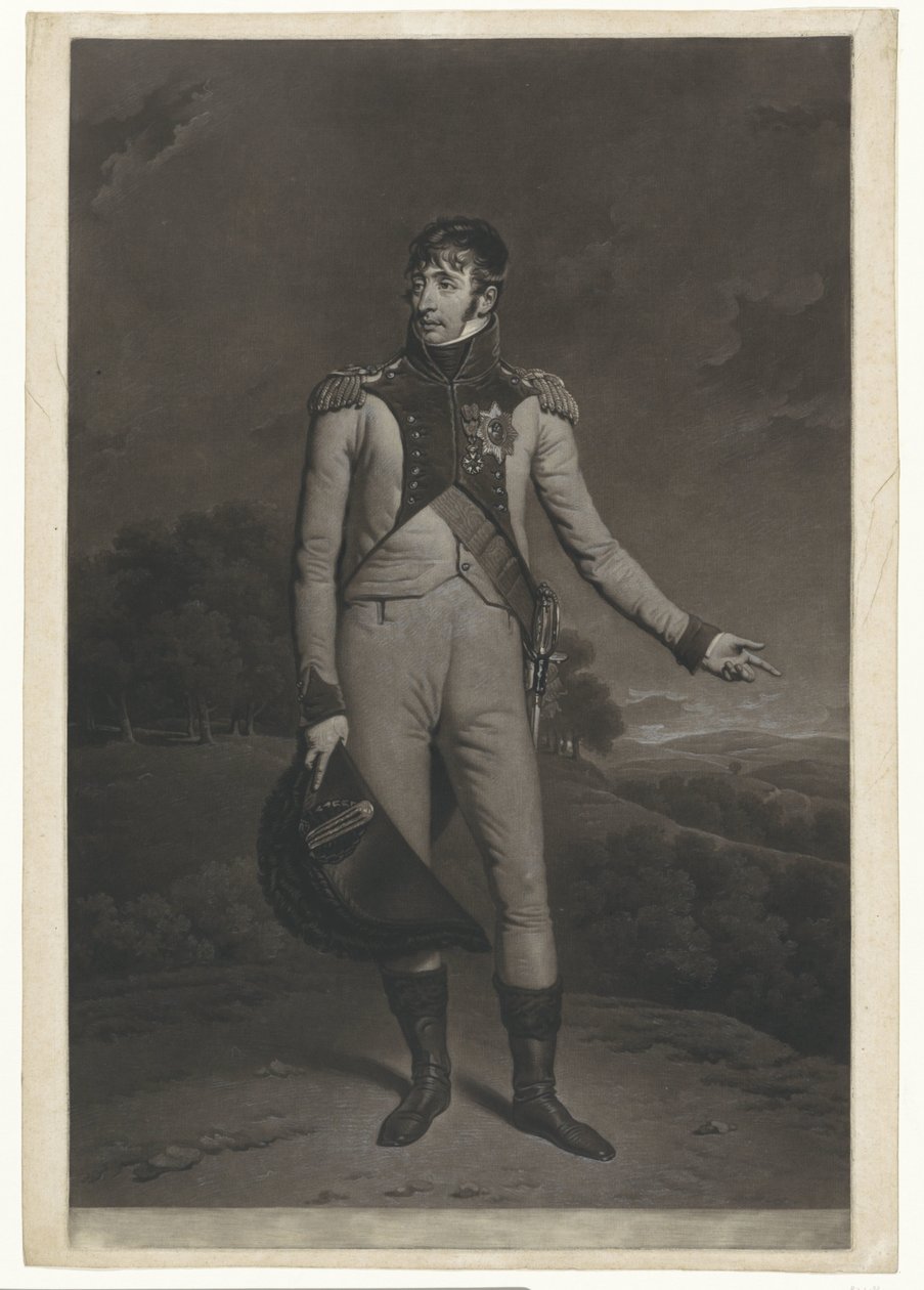 Hollannin kuninkaan Louis Napoleonin muotokuva tekijältä Charles Howard Hodges