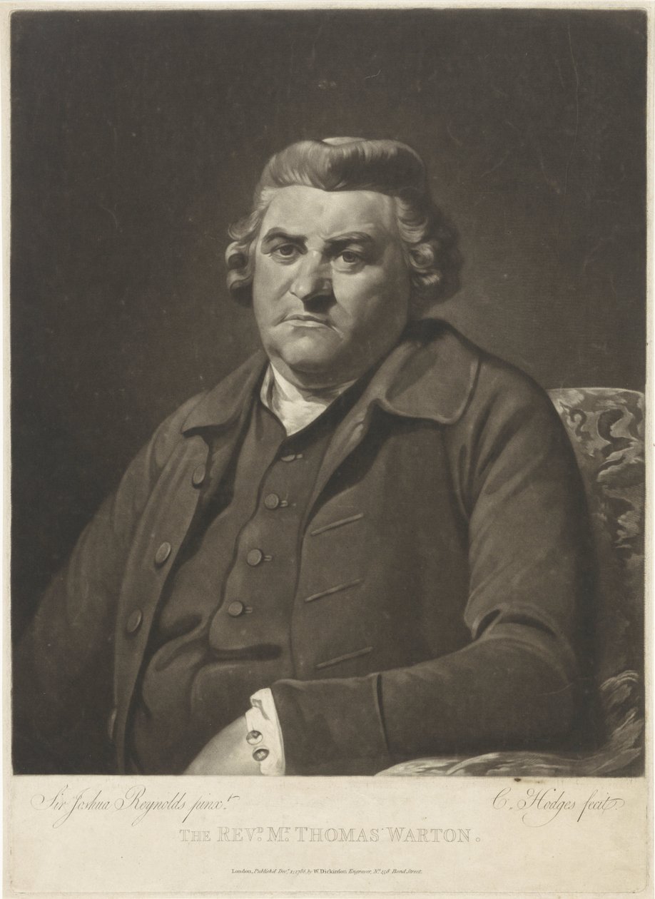 Thomas Wartonin muotokuva tekijältä Charles Howard Hodges