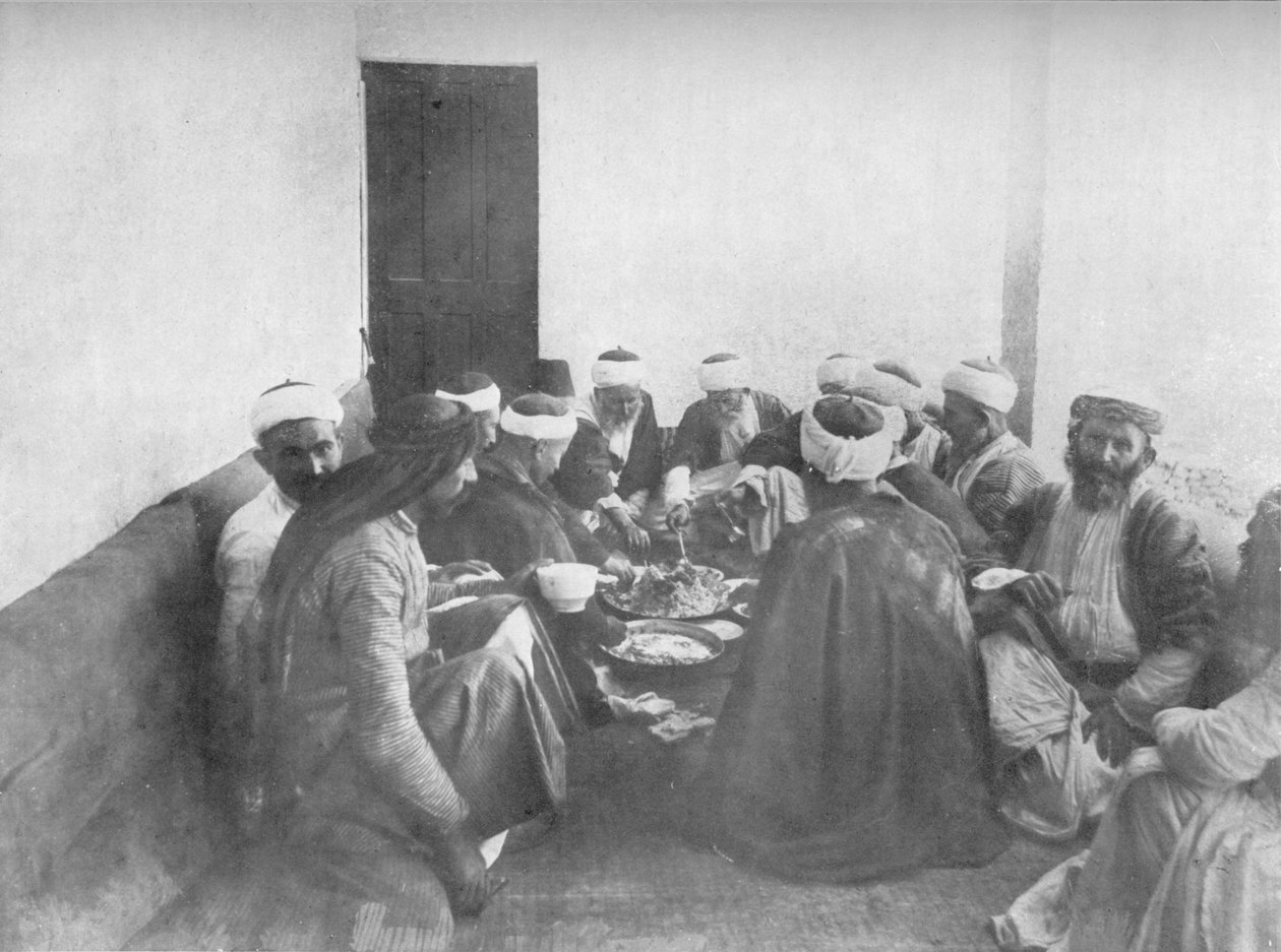 Ateria druusten kanssa, c1913 tekijältä Charles J. S. Makin