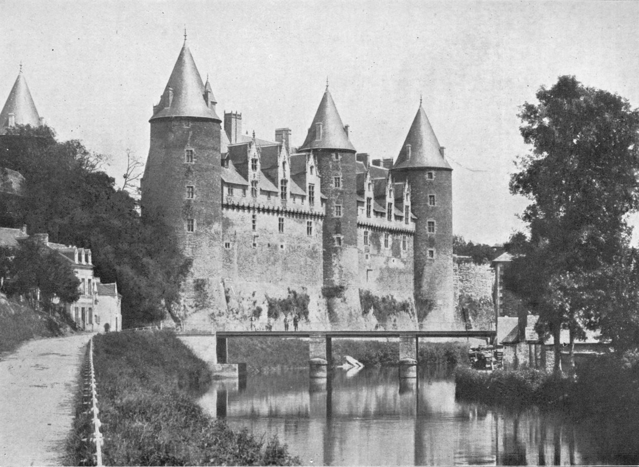 Chateau de Josselin, Duc de Rohanin kotipaikka, 1913 tekijältä Charles J. S. Makin