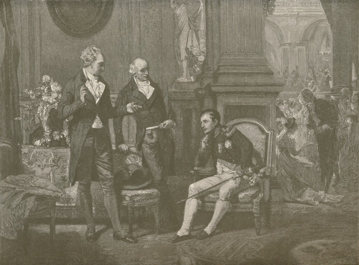 Napoleon, Goethe ja Wieland, 1808, 1896 tekijältä Charles J. State