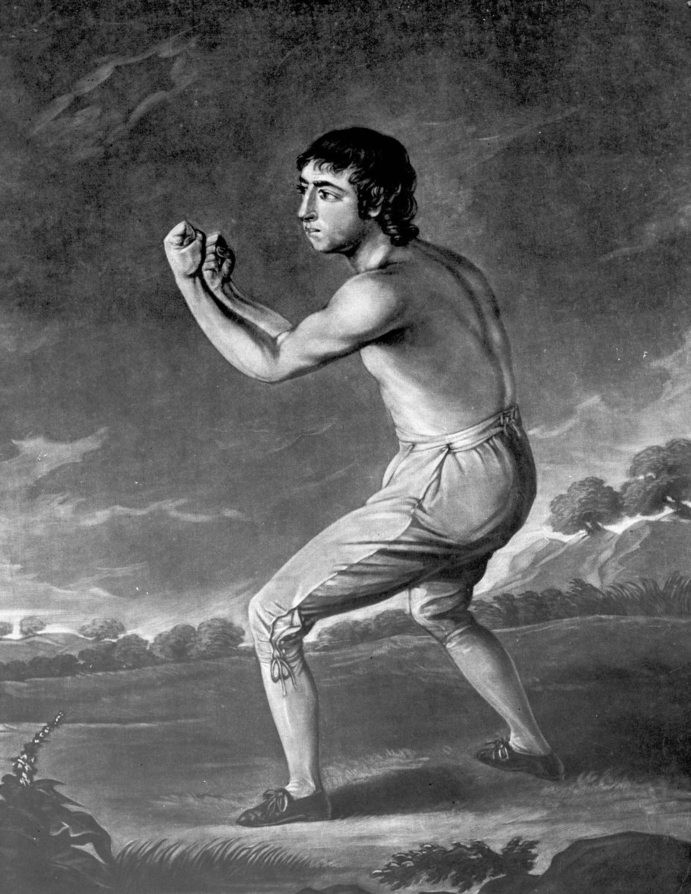 Daniel Mendoza, kaiverrus Henry Kinsbury, 1789 tekijältä Charles Jean Robineau