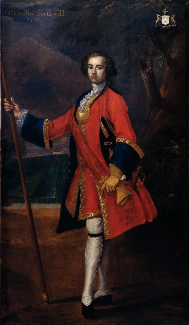 Luutnantti Thomas George Southwell, Coldstream Guards, 1739 tekijältä Charles Jervas